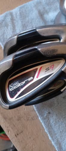 Used Men's Cobra Right Handed S9 Iron Set Stiff Flex Graphite Shaft
