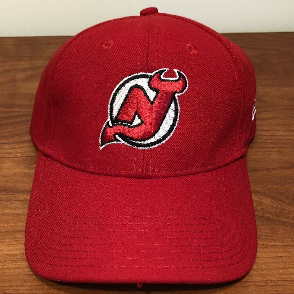 New Jersey Devils Hat Baseball Cap Red 