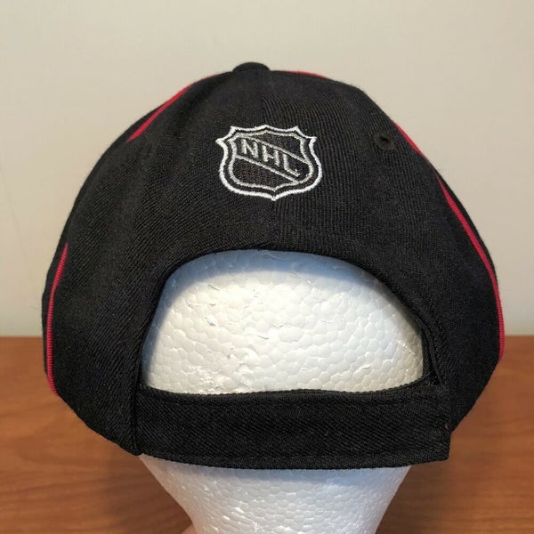 New Jersey Devils Hat Baseball Cap Black Reebok NHL Hockey Strapback Retro  USA