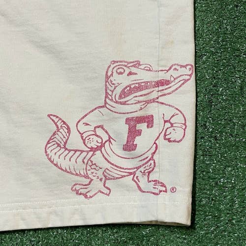 Florida Gators Gym Shorts Adult Medium White Sweat Shorts College University UF