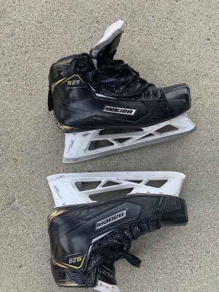 Senior Used Bauer Supreme S29 Goalie Skates Size 9