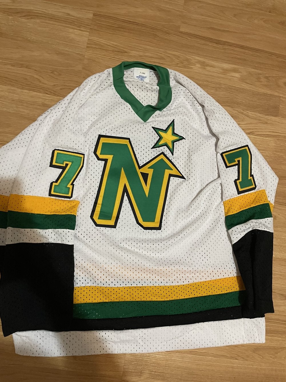 Minnesota North Stars Vintage Throwback CCM White Jersey