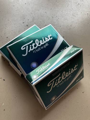 3 dozen Titleist avx golf balls brand new
