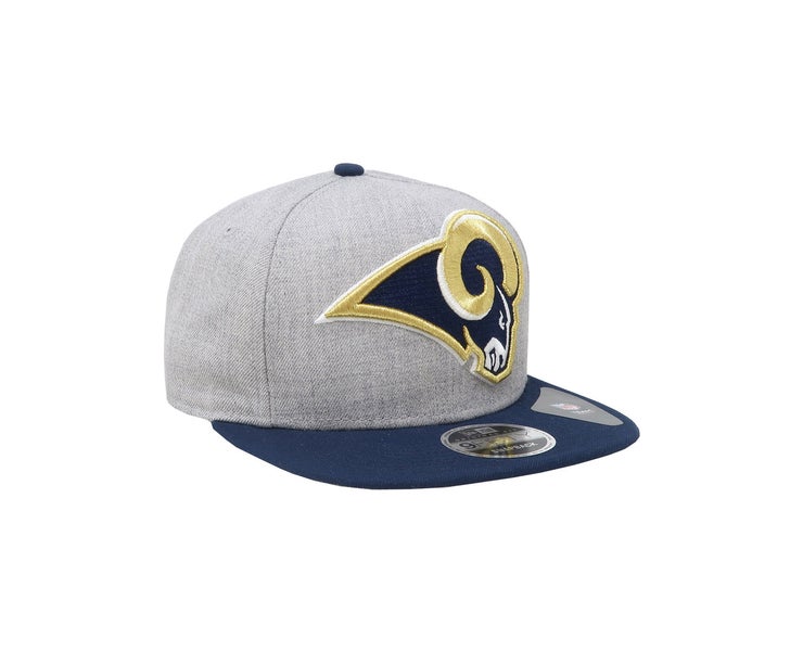 New Era 9Fifty NFL Los Angeles Rams Light Gray/Navy Blue Snapback Cap –