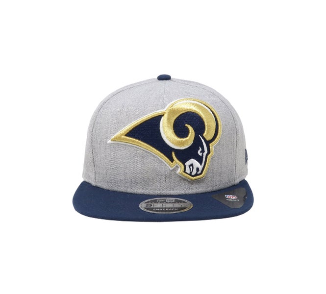 Los Angeles Rams Throwback Golfer Hat, Gray, by New Era