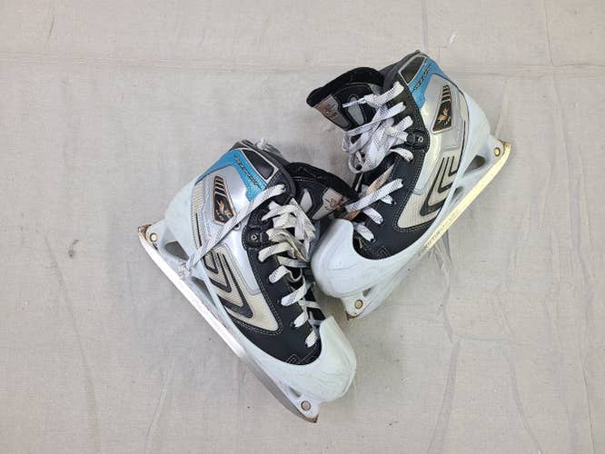 Senior Used Bauer Vector 4.0 Goalie Skates Regular Width Size 10