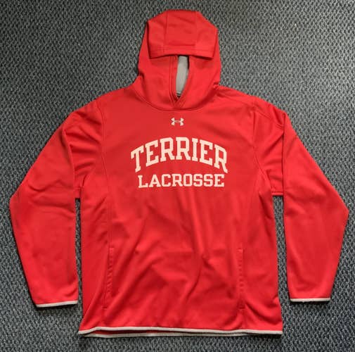 Team-Issued Boston University Lacrosse UA Hoodie