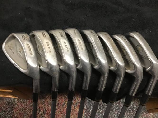 Used Men's Cobra Right Handed Iron Set Stiff Flex Graphite Shaft
