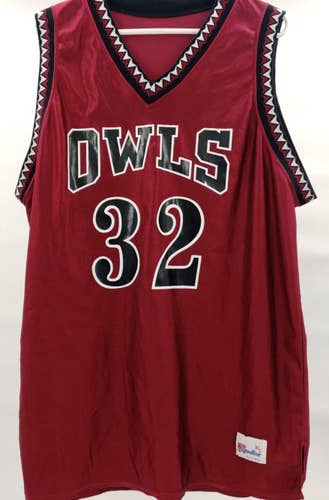 TEMPLE OWLS NCAA BASKETBALL JERSEY SIZE ADULT XL