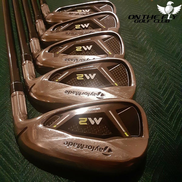 Taylormade 2017 M2 Iron Set 6-PW RH REAX A-Flex Graphit Shafts