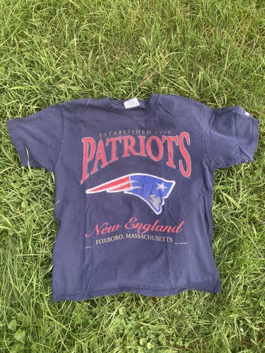 NE patriots Vintage T shirt Large