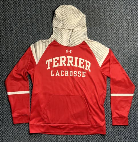 Team-Issued Boston University Lacrosse UA Hoodie