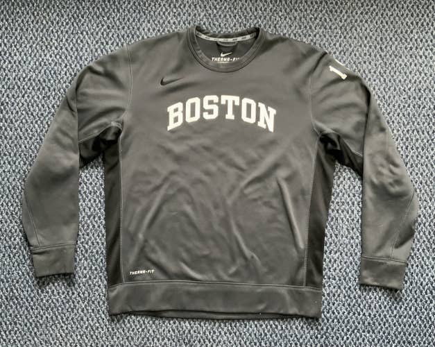 Team-Issued Boston University Lacrosse Nike Crewneck
