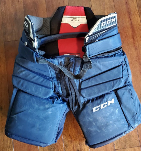 Blue Intermediate Used Medium CCM e2.9 Hockey Goalie Pants