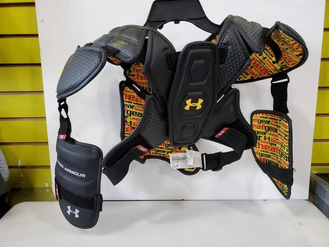 Used Under Armour Heat Gear Md Lacrosse Shoulder Pads