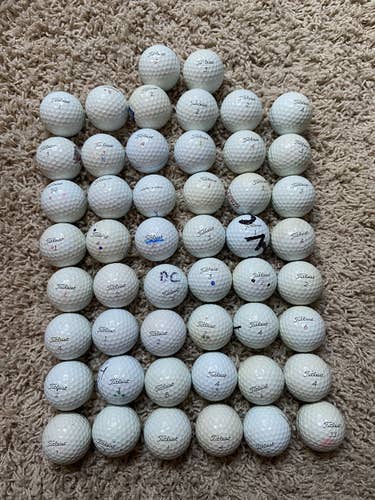 Used Titleist 50  Pro V1x/ Pro V1 Golf Balls