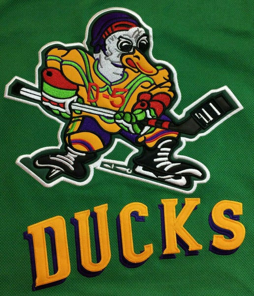 Youth Greg Goldberg 33 the Mighty Ducks Hockey Jersey all 