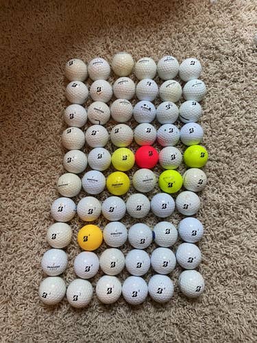 60 Assorted Bridgestone  (5 Dozen) Golf Balls