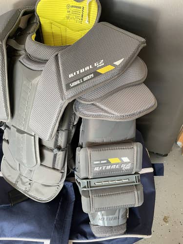Used Small Warrior  Ritual G2 PRO Goalie Chest Protector