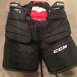 Black Intermediate Used Small CCM e2.9 Hockey Goalie Pants
