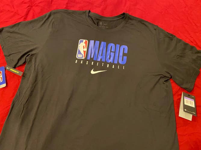 NBA Orlando Magic Nike Basketball Workout XXXL Tall Black Workout T-Shirt * NWT