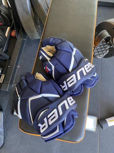 Navy Senior Bauer 13"  Vapor 1X Pro Gloves