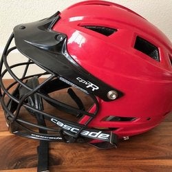 Red Used Youth Player's Cascade CPV-R Helmet
