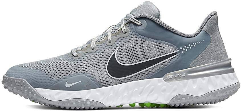 Gray Men's Size 13 (Women's 14) Nike Baseball Turfs