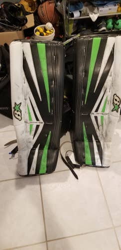 Used Senior 35+1 Brian's SubZero Pro 2 Goalie Leg Pads