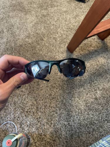 Green Men's One Size Fits All Oakley Flak Jacket Sunglasses