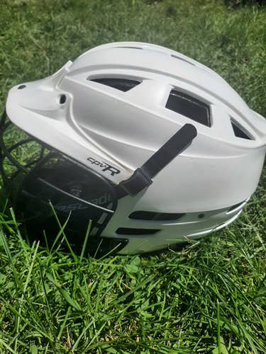 White Used Adult Player's Cascade CPV-R Helmet