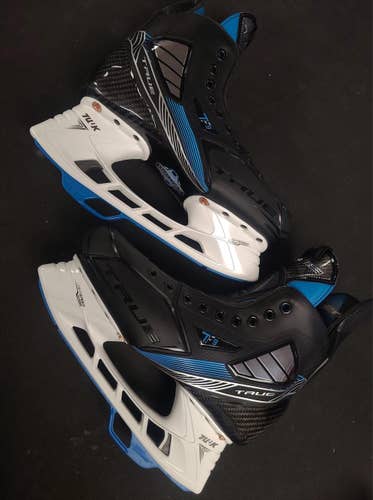 New True TF9 skates size 6 Regular width with Tuuk 254 holders