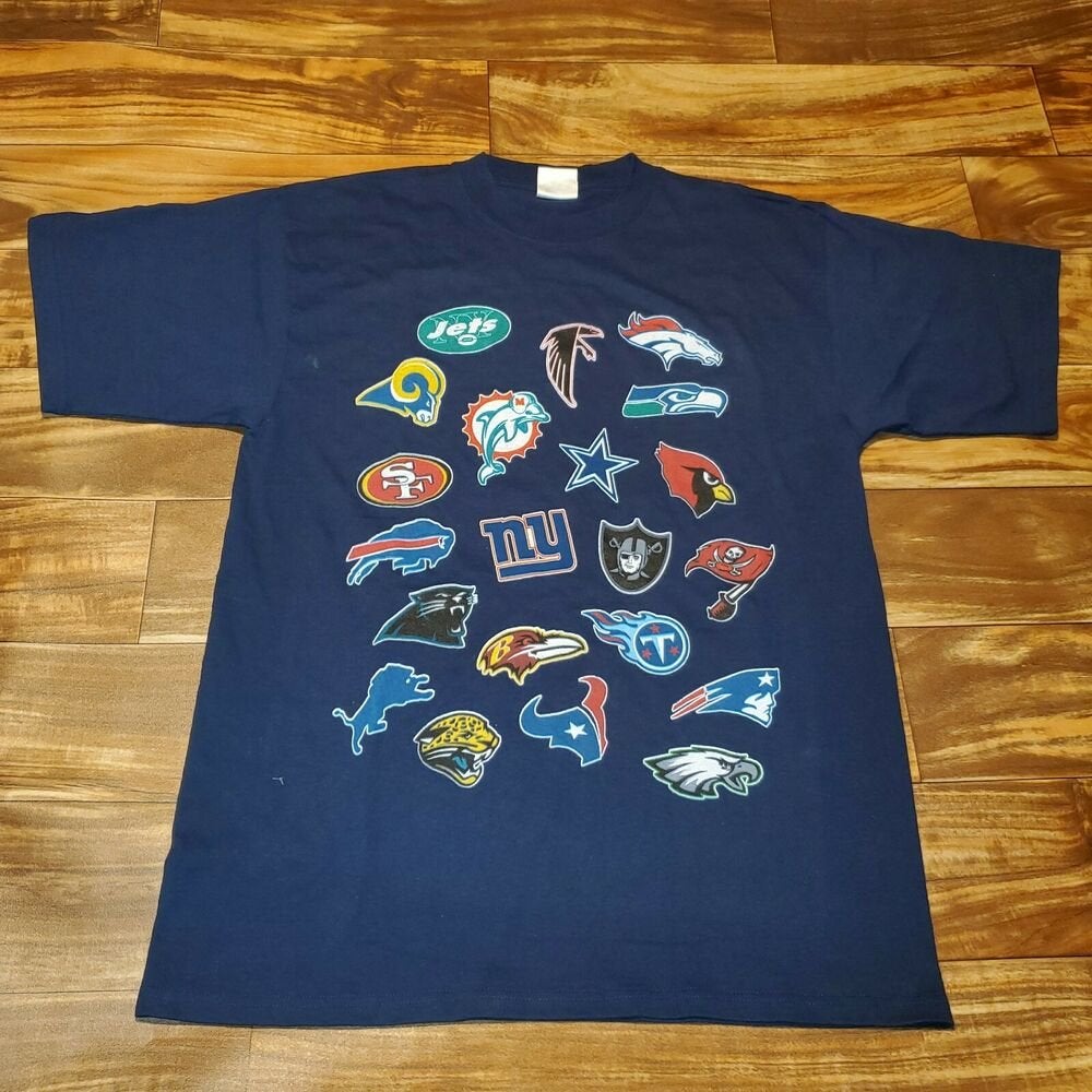 VINTAGE NFL SAN FRANCISCO 49ERS 5 TIMES CHAMPIONS TEE SHIRT 1994 SIZE –  Vintage rare usa