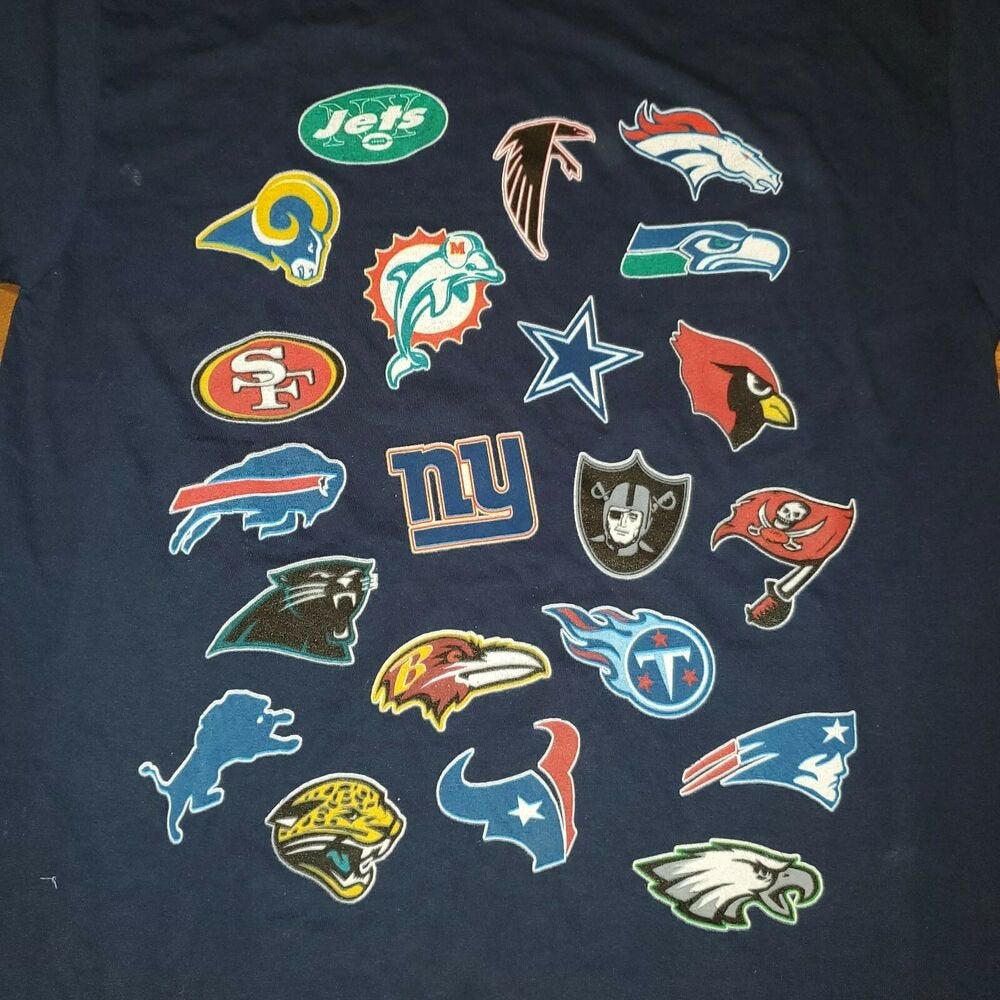 Nfl Big & Tall Team Logo Graphic Tee in Blue for Men