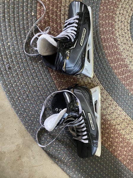 Used Bauer Supreme S27 Hockey Goalie Skates Regular Width Size 6.5