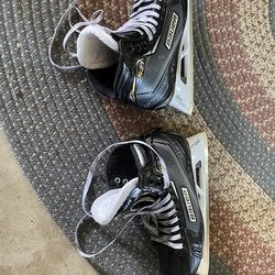 Used Bauer Supreme S27 Hockey Goalie Skates Regular Width Size 6.5