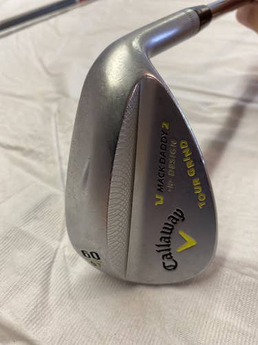 Used Men's Callaway Right Handed Mack Daddy 2 Wedge Wedge Flex 60 Degree
