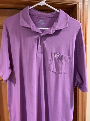 Peter Millar Golf Shirt (Purple)