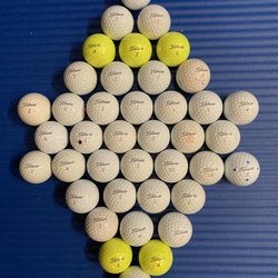 White Used Titleist Pro V1x  Balls