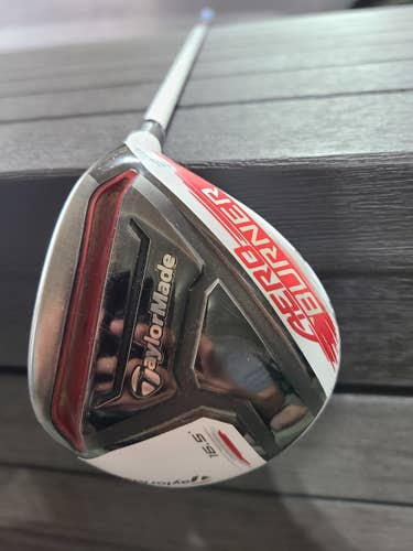 Used TaylorMade Right Handed AeroBurner Fairway Wood Regular Flex Strong 3 Wood