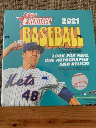 2021 Topps Heritage Mega Box Walmart Exclusive