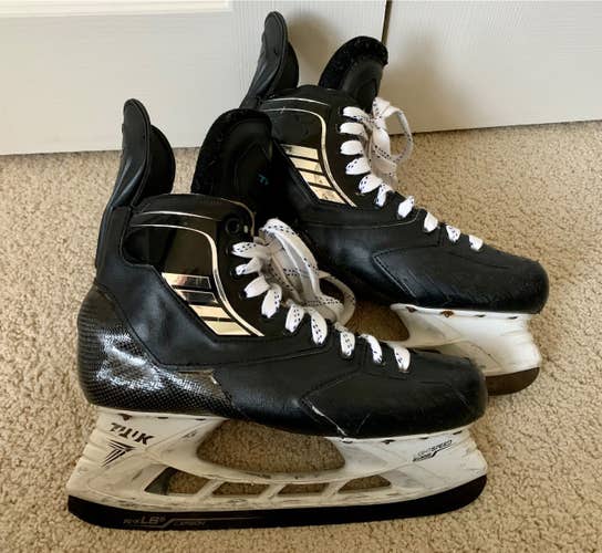 TRUE NHL Pro Stock 10 DA Hockey Skates Martin Leafs Game Used LS5 Edge Carbon 288