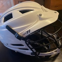 White Youth Player's Cascade CPV-R Helmet
