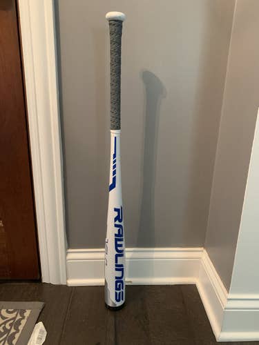 Exceptional Like New Used High School/College BBCOR Certified 2018 Rawlings  Velo Bat (-3) 30 oz 33"