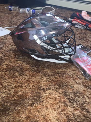 Silver Adult Player's Cascade S Helmet