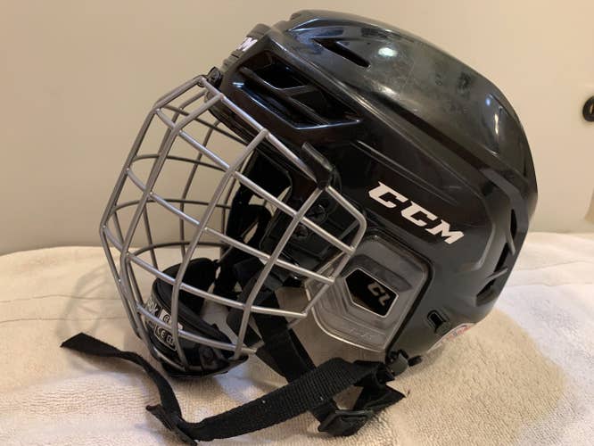 Black Used Small CCM  Tacks 710 Helmet