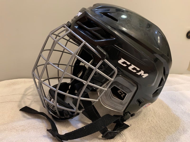 Black Used Small CCM Tacks 710 Helmet