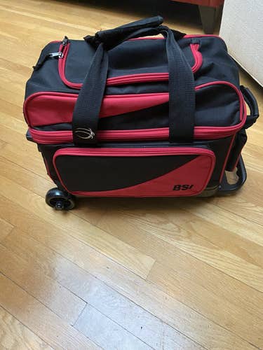 BSI Rolling Bowling Ball Bag (2 Ball Capacity)