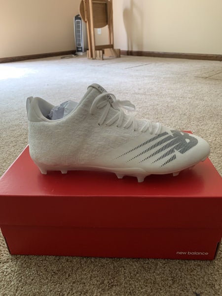 White Adult Turf Cleats Low Cut Burn X Mid