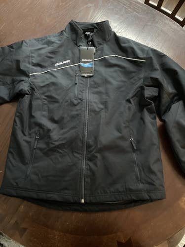 New Bauer Black Youth XL Midweight Jacket